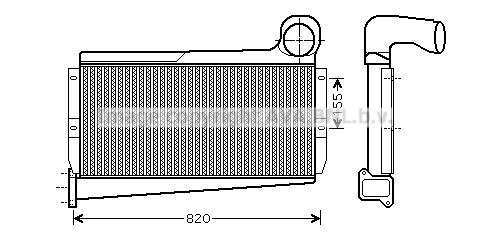 AVA QUALITY COOLING Kompressoriõhu radiaator ME4225